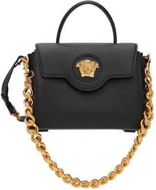 Versace Black Small 'La Medusa' Bag