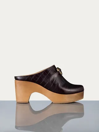 Le Ione Clog Chocolate Croc