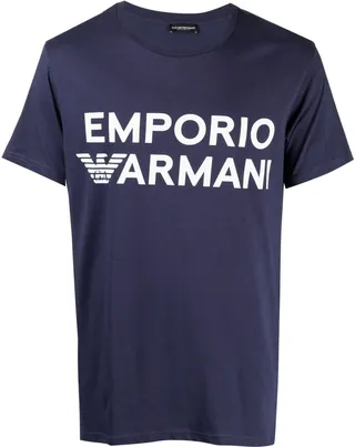 logo-print cotton T-shirt