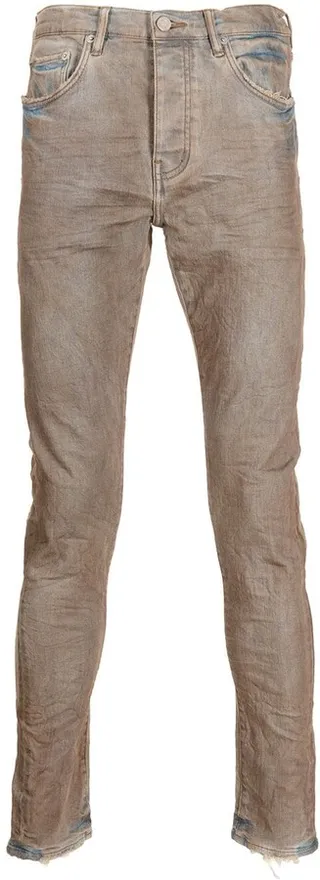 Dyed Mid-Rise Skinny Jeans
