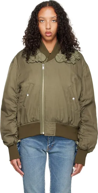 UNDERCOVER Khaki Zip Bomber Jacket