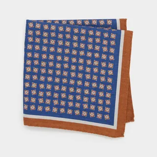 Italian Pocket Square in Quad Motif