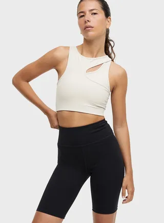 Cut Out Detail Sports Bra