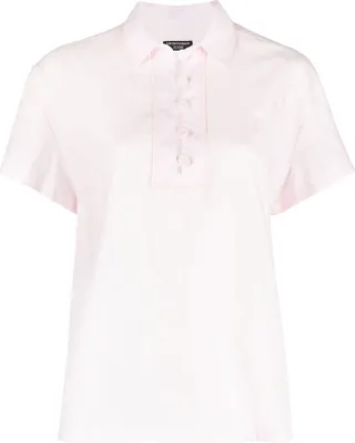 Half-Button Polo Top