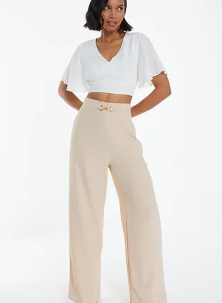 Flared High Waist Pants