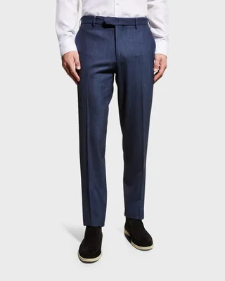Men's Cotton-Stretch Chinos Trousers