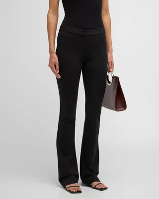 Waldorf Flare-Leg Secco Stretch Pants
