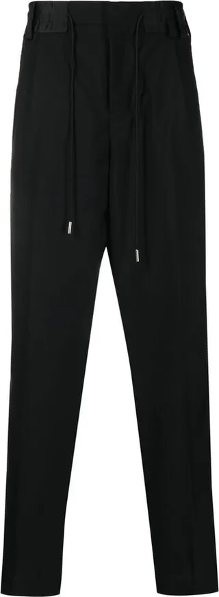High Waist Straight-Leg Trousers