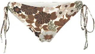 Graphic-Print Bikini Bottoms