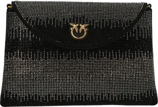 Pinko Logo Plaque Tonal Crossbody Bag