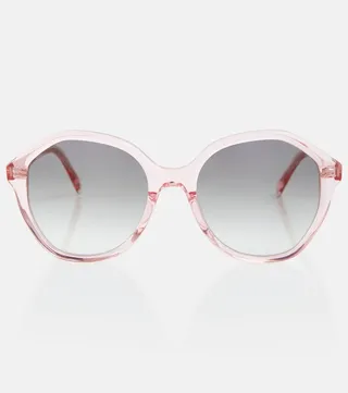S201 oversized acetate sunglasses