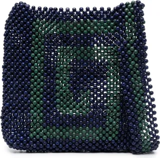 Wooden Bead Shoulder Bag