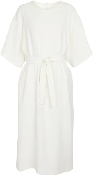 Belted midi dress