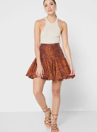 High Waist Mini Skirt