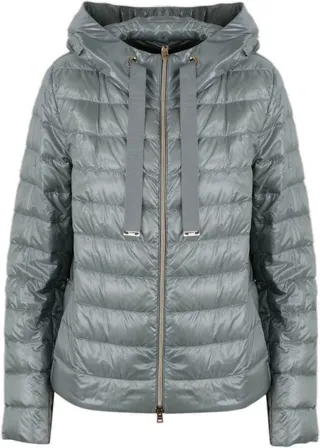 Herno Drawstring Zipped Puffer Jacket