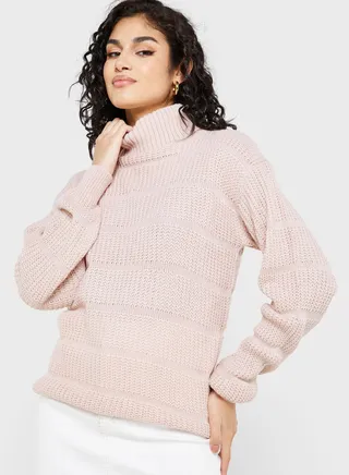 Textured Chenille Sweater