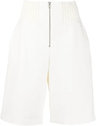 Racer-rib shorts
