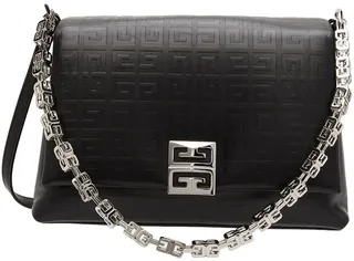 Givenchy Black Medium 4G Shoulder Bag