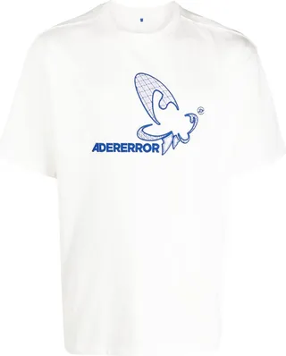 embroidered-logo T-shirt