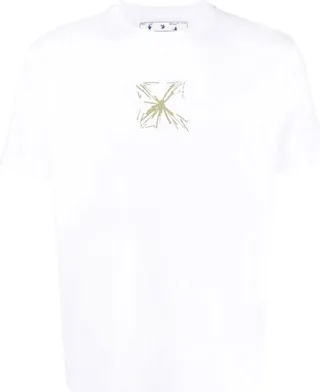 Arrows-print cotton T-shirt