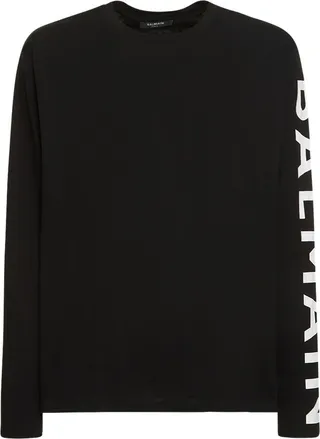 Logo printed long sleeve t-shirt