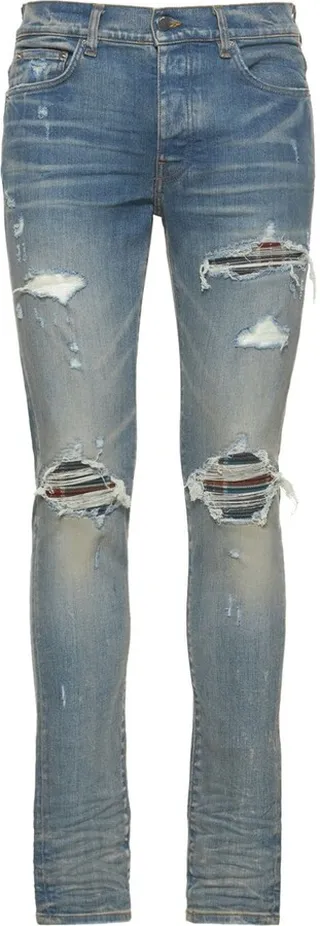 MX1 Flannel cotton denim jeans