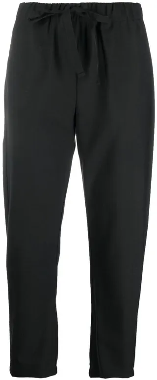 High-Waisted Cropped Trousers