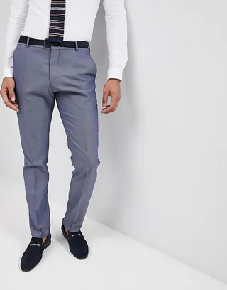 Selected Homme suit pants in slim fit text