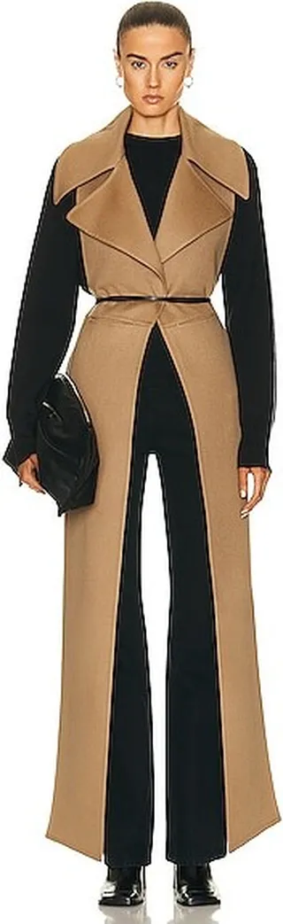 Peter Do Double-Face Trench Scarf in Tan