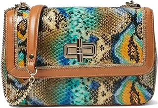 Brahmin Chevelle Rosalie Crossbody (Mineral Blue) Handbags