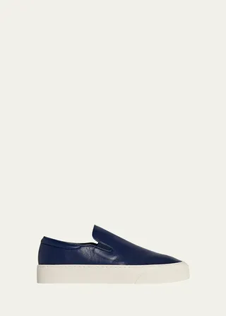 Marie Leather Slip-On Sneakers