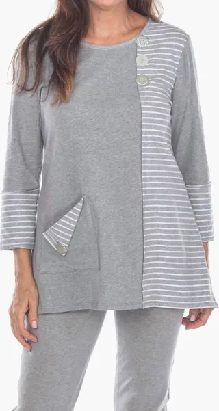 Dreams Tunic in Sporty Grey