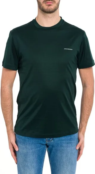 Emporio Armani Logo Printed Crewneck T-Shirt