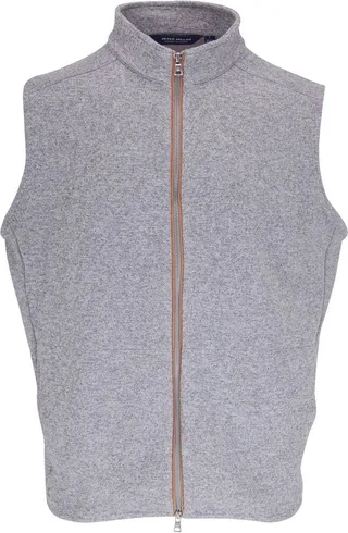 Knitted Zip-Front Gilet
