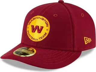 Men's Burgundy Washington Football Team Circle Essential 59FIFTY Fitted Hat