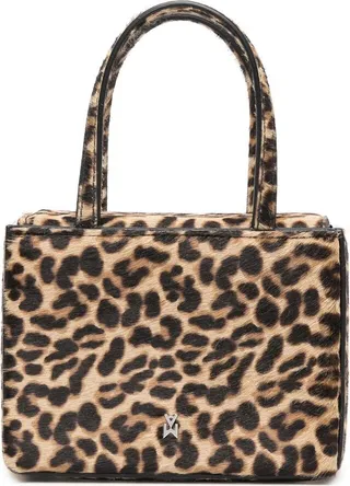 Brown Super Amina Giorgia Leopard Print Mini Bag