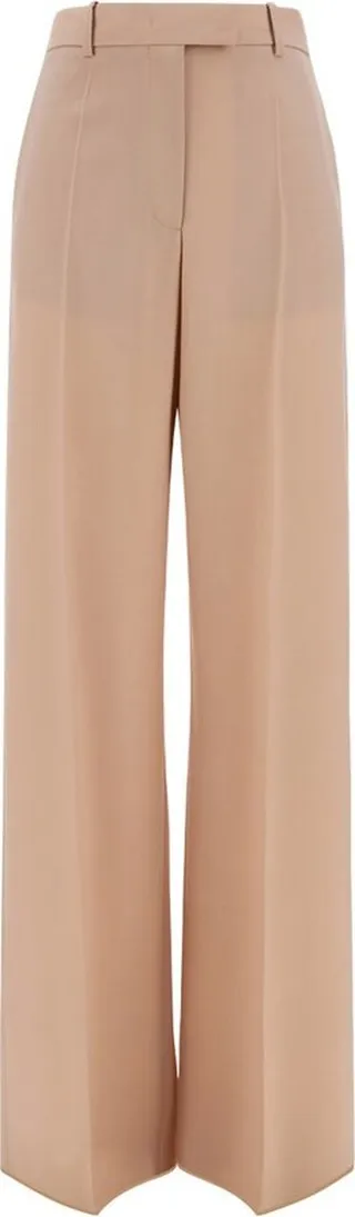 Valentino High Waist Straight Leg Trousers