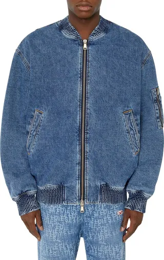Weltik Denim Bomber Jacket