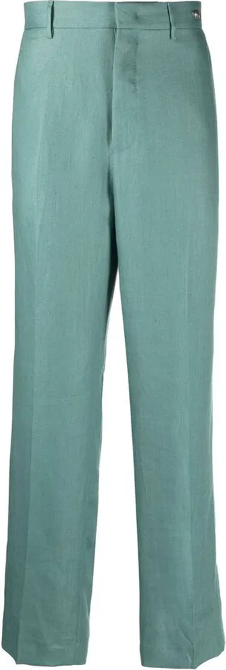 Straight-Leg Tailored Trousers