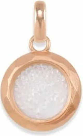 Floating Crystals Charm in Rose Gold