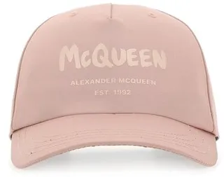 Alexander McQueen Logo Printed Baseball Cap