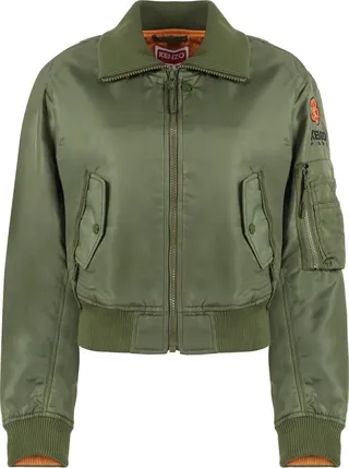 Nylon Bomber Jacket