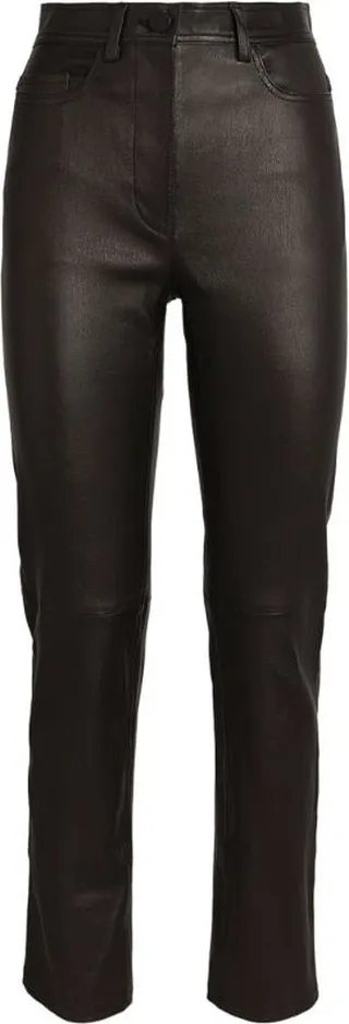Joseph Leather Teddy Trousers