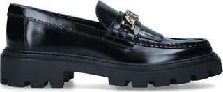 Tod'S Leather Gomma Frangia Loafers