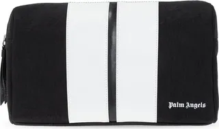 Palm Angels Logo-Printed Zip Around Toiletry Bag