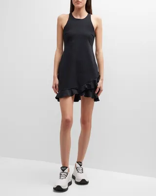Spacedye Ruffled Up Mini Dress