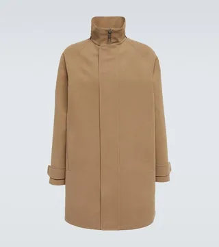 Galgano leather-trimmed jacket
