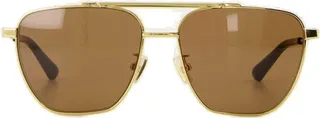 Bottega Veneta Eyewear Square Frame Sunglasses