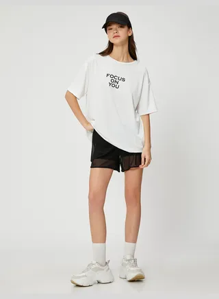 Oversized Sport T-Shirt Printed
