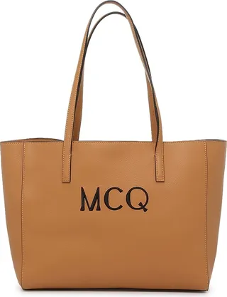 MCQ by Alexander McQueen Logo Leather Tote Bag